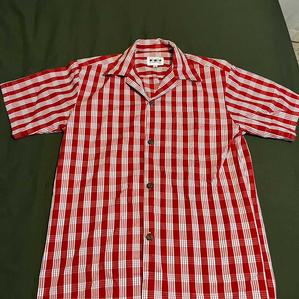 Red Palaka Men's Shirt